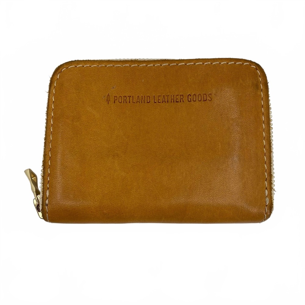 Portland Leather Goods Wallet | Zip around | OS | Women's Tan Leather